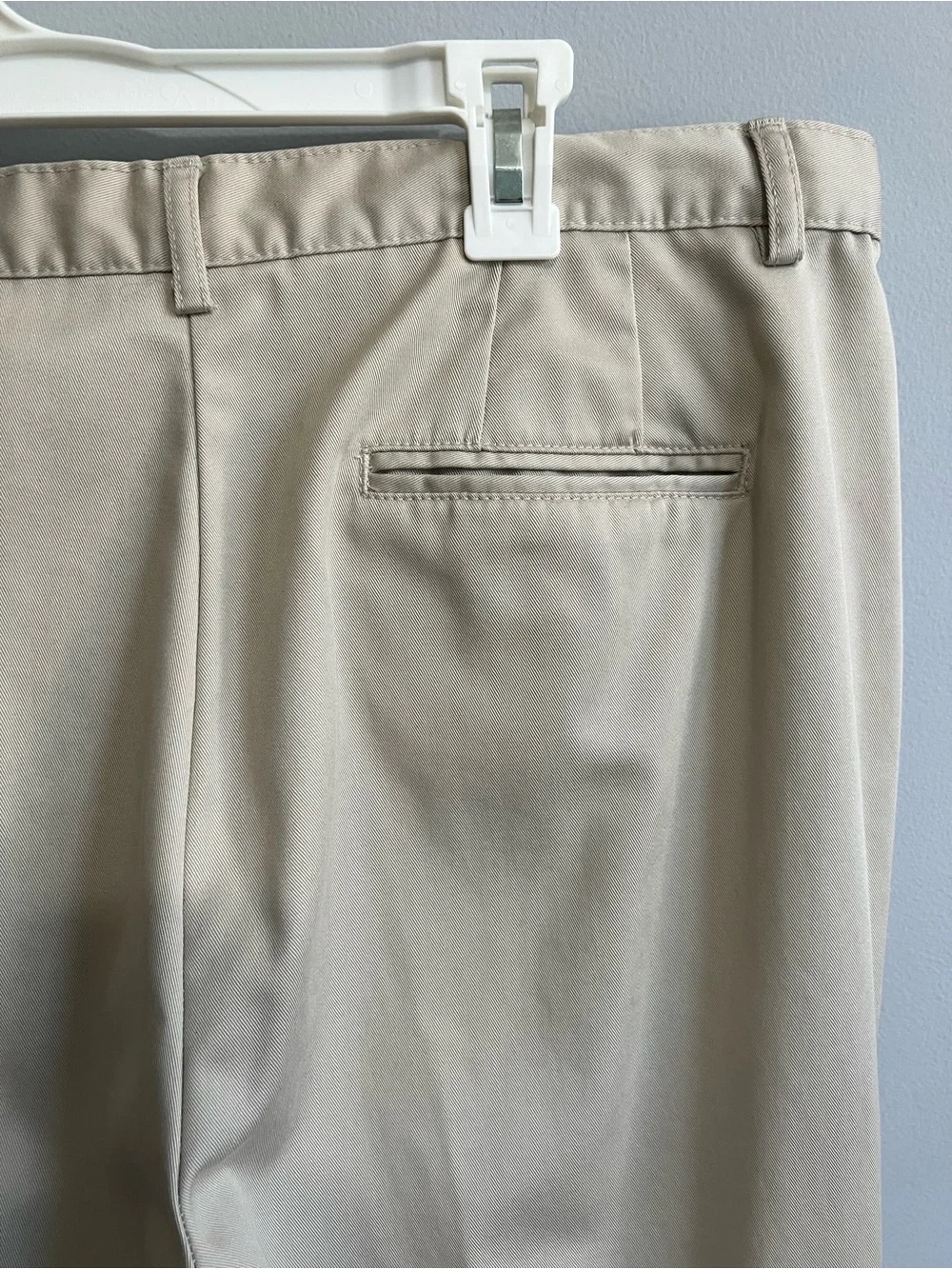 Style & Co. Size 16 Beige Cotton Wide Leg Pants Trousers